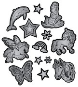 Adesivi catarifrangenti Step by Step, color argento