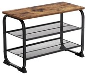 Scarpiera DAVOR marrone/nera