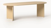 Tavolo ovale in legno Toni, 200 x 90 cm