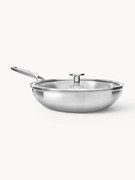 Padella wok argentata KitchenAid