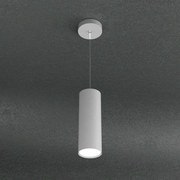 Cloud sospensione tubo h.25 1 luce grigio 1128-s25-gr