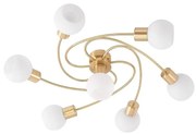 Lindby - Ciala 7 Plafoniera Brass/Opal Lindby