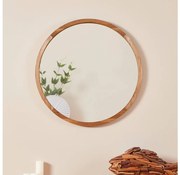 Eglo 425038 - Specchio da parete BANI Ø 70 cm marrone