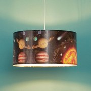 Maco Design Lampada a sospensione Space con stampa spaziale