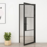 Porta battente Bora Neutra nero L 80 x H 210 cm sinistra