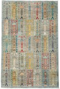 Samarkand Tappeto 180 x 120 Turchese (Pakistan) Annodato A Mano