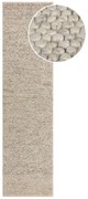 Tappeto in lana grigio chiaro 60x230 cm Minerals - Flair Rugs