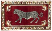 Gabbeh Tappeto 230 x 140 Rosso (Iran) Annodato A Mano