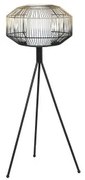 Lampada da Terra DKD Home Decor Nero Dorato Ferro 50 W 220 V 39 x 39 x 103 cm