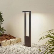 Lampioncino da giardino Lonete Lindby, Nero, Alluminio, Moderno, Lampada LED da esterni