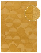 Tappeto in lana gialla 200x290 cm Gigi - Flair Rugs