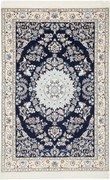 Nain Tappeto 110 x 170 Blu (Iran) Annodato A Mano