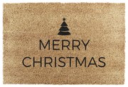 Zerbino in cocco con motivo natalizio 40x60 cm Merry Christmas - Artsy Doormats