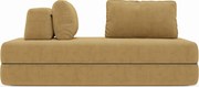 Rift divano letto matrimoniale 2 posti e 3 posti con schienali mobili - materasso alto 24 cm e memory foam in tessuto smacchiabile T31
