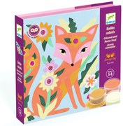 Gioco d'arte con la sabbia - Animali notturni