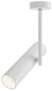 Lampadario A Sospensione Moderno Elti Alluminio Bianco 1 Luce Gu10 50W