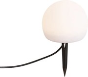 Lampada da esterno moderna 12V bianca 12cm incl. LED IP65 - Voltaire Luno