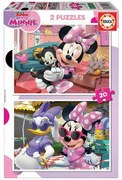 Puzzle Educa Minnie (2 x 20 pcs)