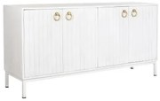 Credenza DKD Home Decor Metallo Bianco Legno di mango (152 x 40 x 77 cm)