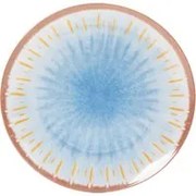 Piatto piano 28 cm in melammina blu Soler