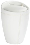 Cesto portabiancheria bianco e sgabello in un unico look, 20 l Candy - Wenko