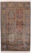 Cashmere Silk Tappeto orientale 100 x 160 (Indian) Annodato A Mano