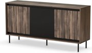 Credenza Swing KM-1 in noce/nero