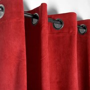 Tenda Millerighe rosso, occhiello 140x245 cm