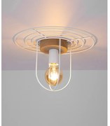 Plafoniera scandinavo Plafoniera scandinavo Cesare E27 bianco bianco IP20, 1XE27