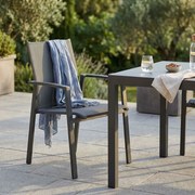 LOTUS - poltrona da giardino in alluminio