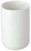 Portaspazzolini Bianco in Ceramica da Appoggio Moderno