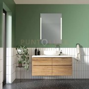 Lucia specchio da parete rettangolare retro-illuminato con interrut...