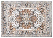 Tappeto beige e blu 160 x 230 cm MALISHKA Beliani