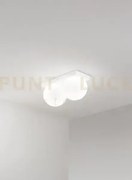 Plafoniera in alluminio bianco dot led 16w 3000k cri?90 220-240v 50...
