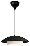 Lampadario a sospensione con cavo MOONLIGH 1xE27/40W/230V nero