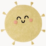 Tappeto per bambini tessuto a mano con nappe You're My Sunshine, lavabile