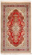Cashmere Silk Tappeto orientale 160x90 Beige (Indian) Annodato A Mano