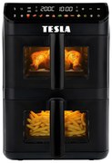 TESLA Electronics AirCook - Friggitrice ad aria multifunzione digitale 11 l 2800W/230V nera