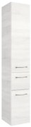 Colonna per mobile bagno Solitaire PELIPAL 1 cassetto 2 ante P 33 x L 30 x H 168 cm rovere bianco