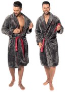 Accappatoio Roger Grey Red Men M