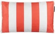 Cuscino divano righe corallo 30x50 cm idrorepellente