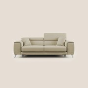 Fusion divano con sedute allungabili in tessuto smacchiabile T05 cammello