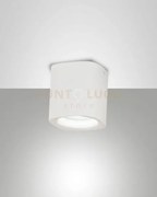 Smooth spot bianco 1 luce attacco gu10 ip44 in alluminio