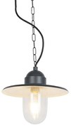 Lampada da esterno a sospensione rustica grigio scuro IP44 - Kansas grafite
