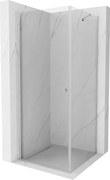 Mexen Pretoria cabina doccia a battente 90 x 90 cm, trasparente, cromo - 852-090-090-01-00