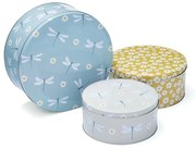 Barattoli per caramelle in acciaio in set da 3 English Meadow - Cooksmart ®