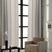 Tenda INSPIRE Ayden bianco, fettuccia e passanti 400x270 cm