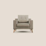 Danish poltroncina in tessuto morbido impermeabile T02 beige