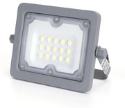 Faro proiettore Led 10W Grigio da esterno IP65 Bianco freddo 6500K Aigostar