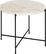 Tavolino rotondo con piano in marmo ø 52 cm Avila – Actona